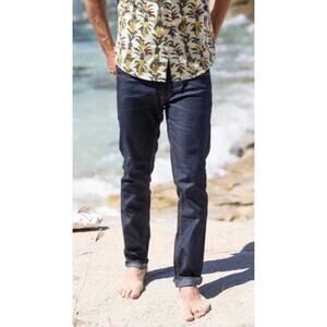 NWT Taylor Vintage Jeans Connecticut Originals •33x32•Blue Denim Canaan Slim Fit